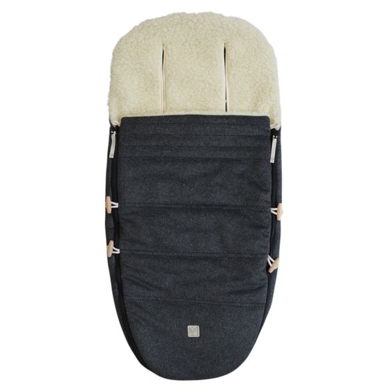 Kaiser Lammfell/Loden-Fußsack Woolma für Buggy, Sport- & Kinderwagen - Dark Grey