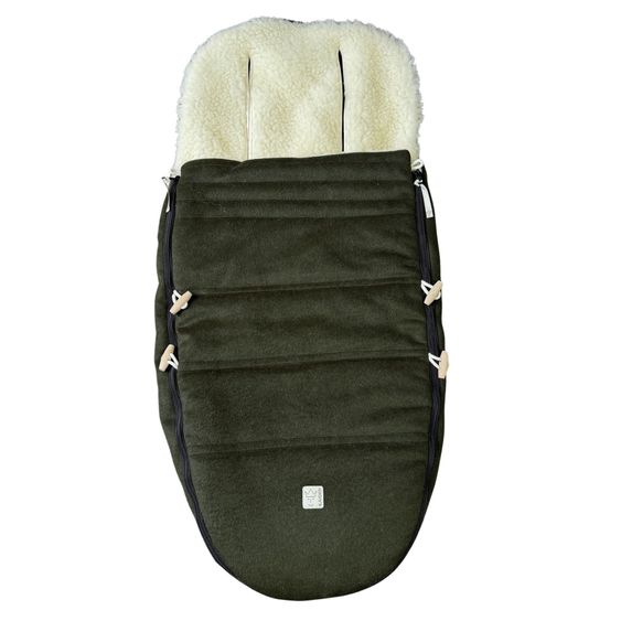 Kaiser Lammfell/Loden-Fußsack Woolma für Buggy, Sport- & Kinderwagen - Green