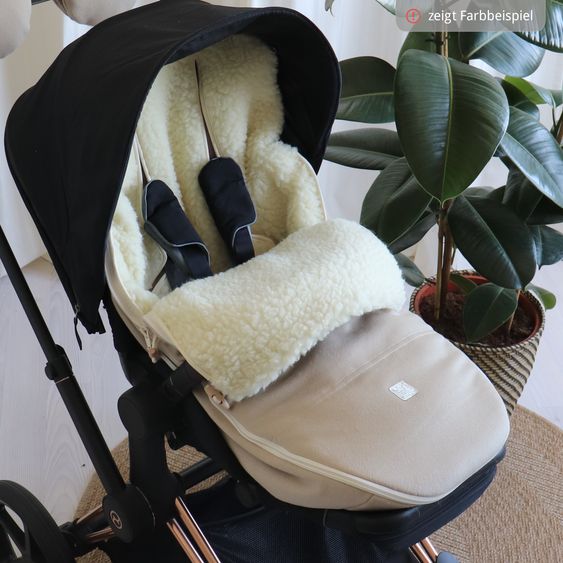 Kaiser Lammfell/Loden-Fußsack Woolma für Buggy, Sport- & Kinderwagen - Green
