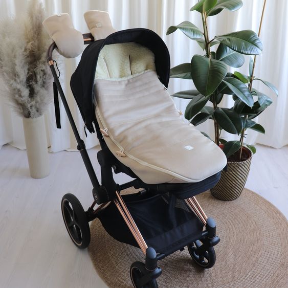 Kaiser Lammfell/Loden-Fußsack Woolma für Buggy, Sport- & Kinderwagen - Moonlight