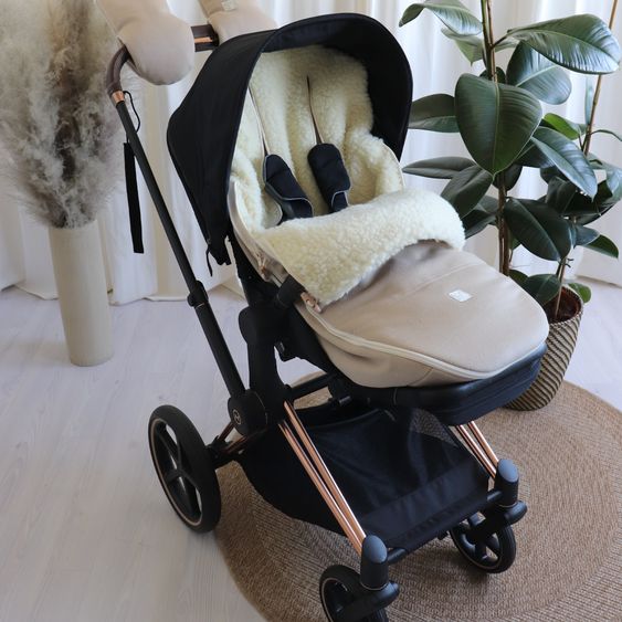 Kaiser Lammfell/Loden-Fußsack Woolma für Buggy, Sport- & Kinderwagen - Moonlight