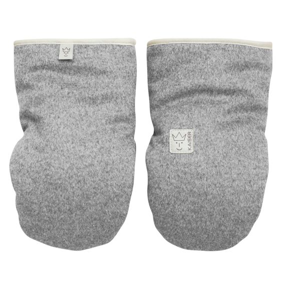 Kaiser Lammfell/Loden-Handschuh Lotty für Buggy, Sport-,Kinderwagen & Fahrradanhänger - Grey