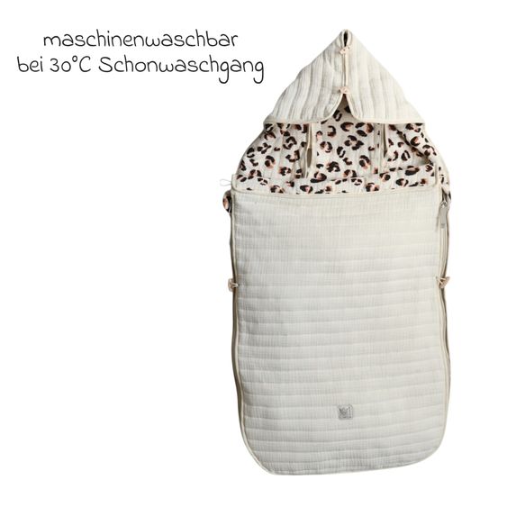 Kaiser Muslin-Sommerfußsack Windy für Buggy, Sport-& Kinderwagen - Leo Sand