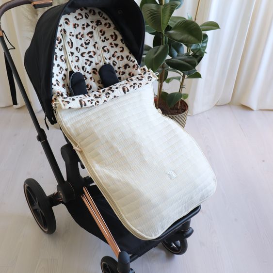 Kaiser Muslin-Sommerfußsack Windy für Buggy, Sport-& Kinderwagen - Leo Sand