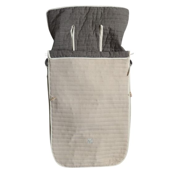 Kaiser Muslin-Sommerfußsack Windy für Buggy, Sport-& Kinderwagen - Sand Stripes