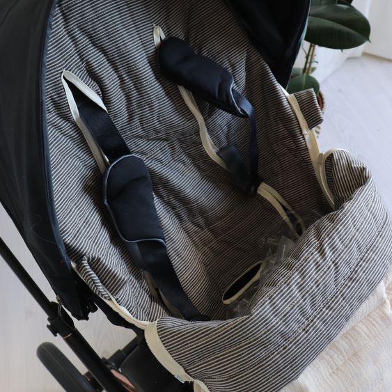 Kaiser Muslin-Sommerfußsack Windy für Buggy, Sport-& Kinderwagen - Sand Stripes