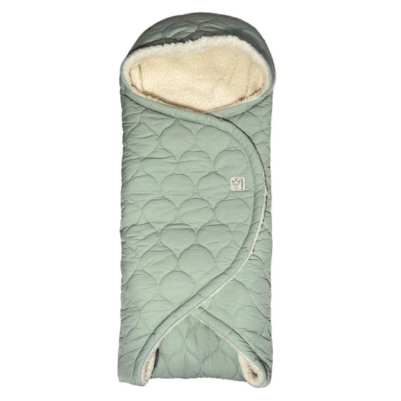 Kaiser Copertina avvolgente in nylon Nylon Invernale per Seggiolino auto per neonati & Navicelle - Leave Green