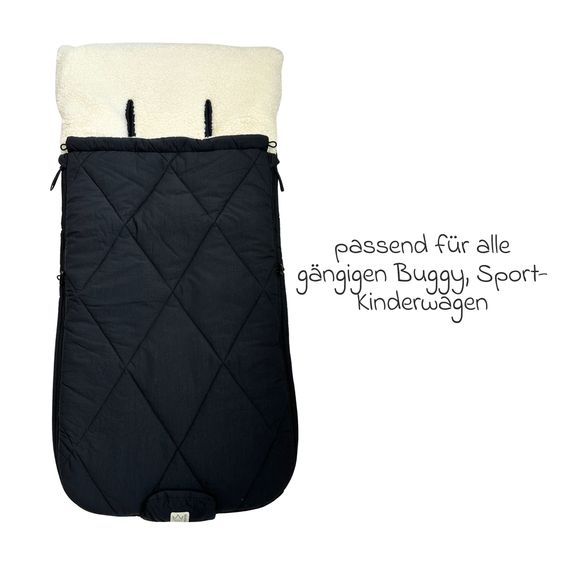 Kaiser Sacco piedi in nylon Leon per Passeggino Leggero, Sportivo & Passeggino - Nero