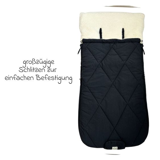 Kaiser Sacco piedi in nylon Leon per Passeggino Leggero, Sportivo & Passeggino - Nero