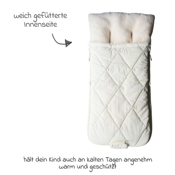 Kaiser Sacco piedi in nylon Leon per Passeggino Leggero, Sportivo & Passeggino - Otamel Beige