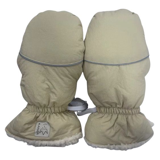 Kaiser Guanti in nylon Andrea per Passeggino Leggero, Sportivo, Passeggino & Rimorchio per Bicicletta - Cozy Beige