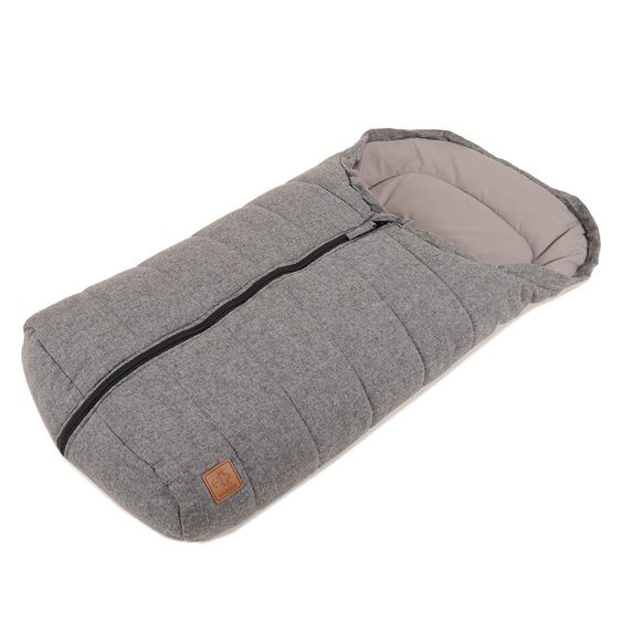 Kaiser Sommer-Fußsack Anny für Babyschalen - Anthracite Melange