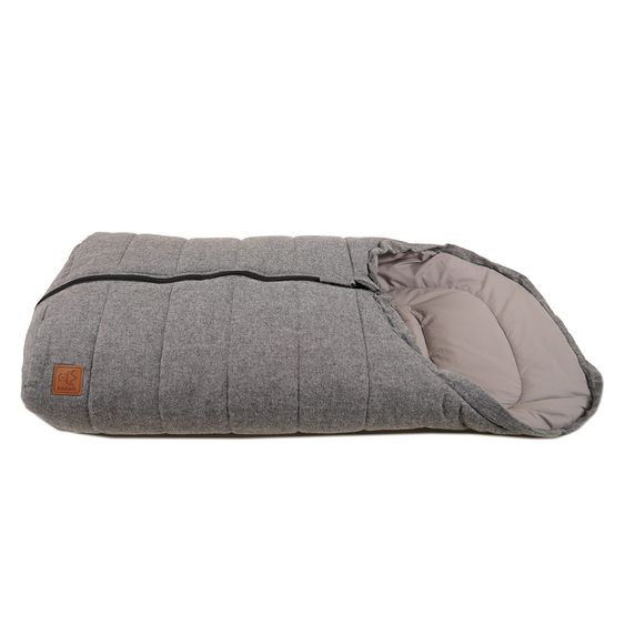 Kaiser Sommer-Fußsack Anny für Babyschalen - Anthracite Melange