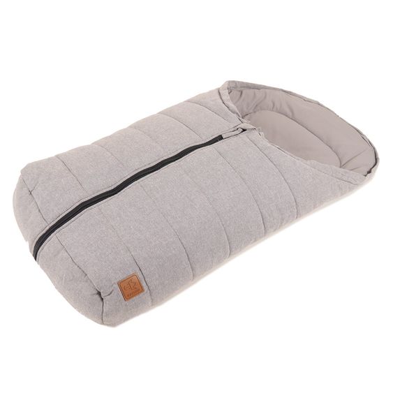 Kaiser Sommer-Fußsack Anny für Babyschalen - Light Grey Melange