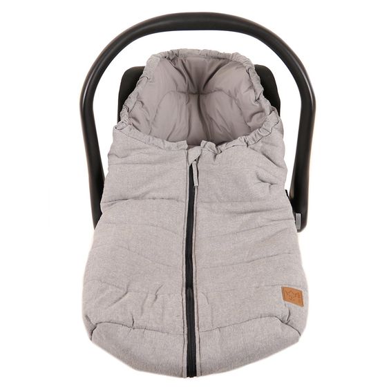 Kaiser Sommer-Fußsack Anny für Babyschalen - Light Grey Melange