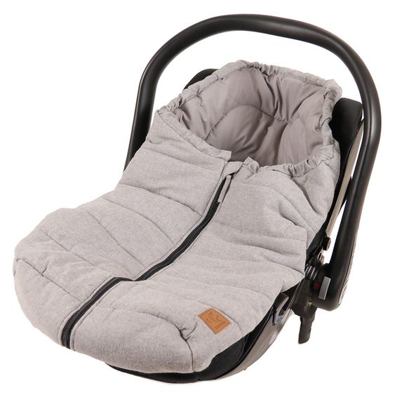 Kaiser Sommer-Fußsack Anny für Babyschalen - Light Grey Melange