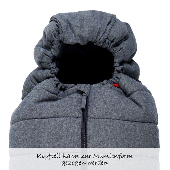 Kaiser Summer footmuff Melly - Navy Melange