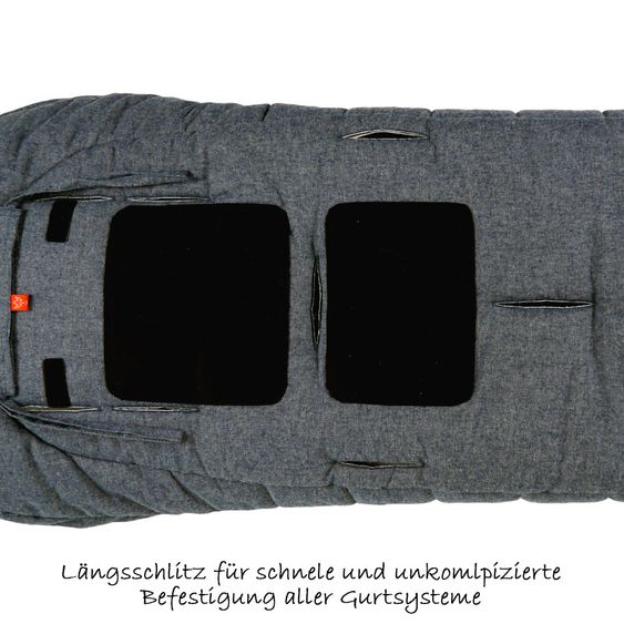 Kaiser Summer footmuff Melly - Navy Melange