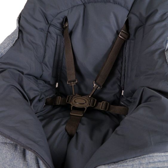 Kaiser Summer footmuff Melly - Navy Melange