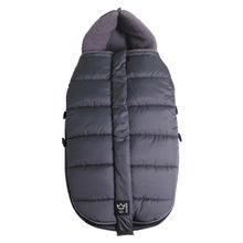 Thermo-Fleece Fußsack Mila - Anthrazit