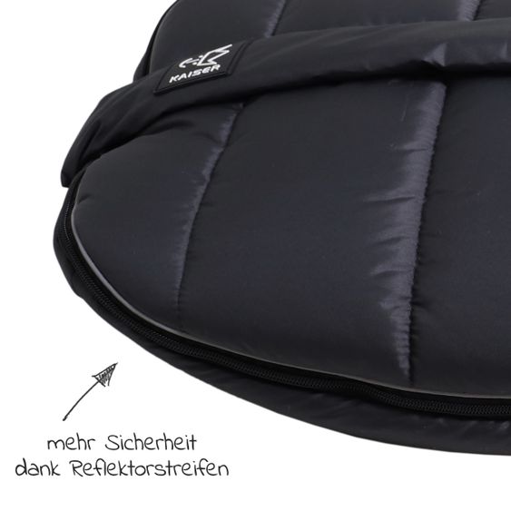 Kaiser Thermo-Fleece Fußsack Mila - Anthrazit