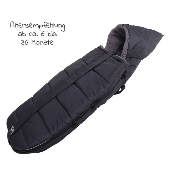 Kaiser Thermo-Fleece Fußsack Mila - Black