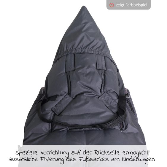 Kaiser Thermo-Fleece Fußsack Mila - Black