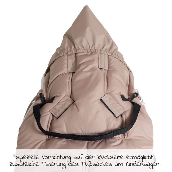 Kaiser Thermo-Fleece Fußsack Mila - Sand/Creme