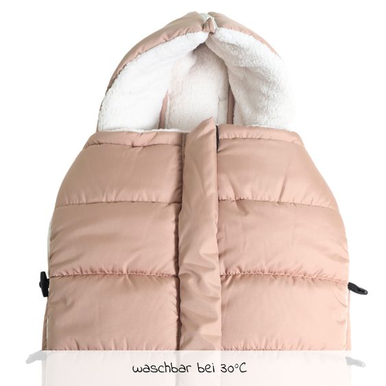 Kaiser Thermo-Fleece Fußsack Mila - Sand/Creme