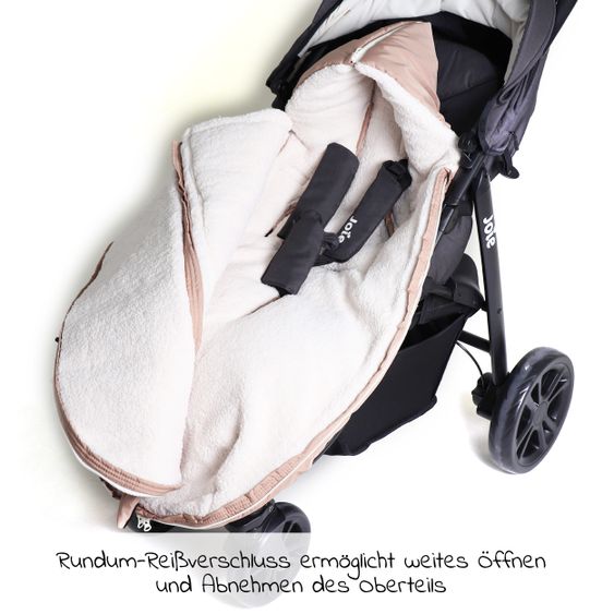 Kaiser Thermo-Fleece Fußsack Mila - Sand/Creme