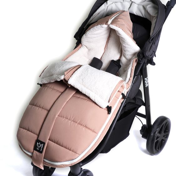 Kaiser Thermo-Fleece Fußsack Mila - Sand/Creme