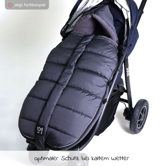 Kaiser Thermo-Fleece Fußsack Mila - Sand/Creme