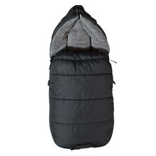 Thermo-Fleece Fußsack Akiko für Buggy, Sport- & Kinderwagen - Black Grey