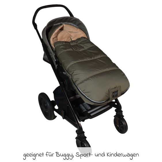 Kaiser Thermo-Fleece Fußsack Akiko für Buggy, Sport- & Kinderwagen - Kaki Camel