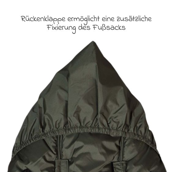 Kaiser Thermo-Fleece Fußsack Akiko für Buggy, Sport- & Kinderwagen - Kaki Camel