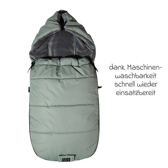 Kaiser Thermo-Fleece Fußsack Akiko für Buggy, Sport- & Kinderwagen - Salbei Green