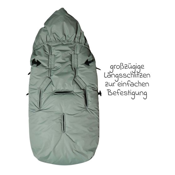 Kaiser Thermo-Fleece Fußsack Akiko für Buggy, Sport- & Kinderwagen - Salbei Green