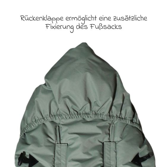 Kaiser Thermo-Fleece Fußsack Akiko für Buggy, Sport- & Kinderwagen - Salbei Green