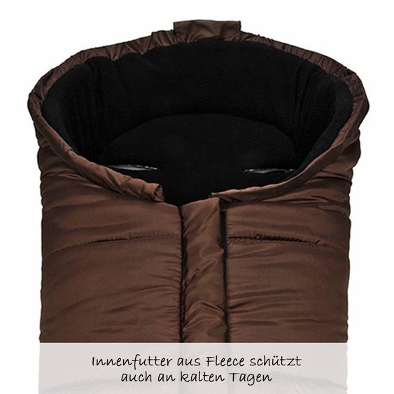Kaiser Thermo-Fleece Fußsack Iglu - Braun