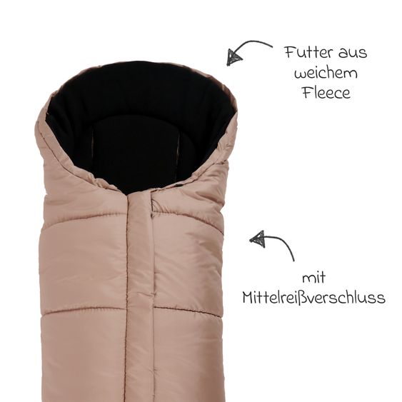 Kaiser Thermo-Fleece Fußsack Iglu - Sand