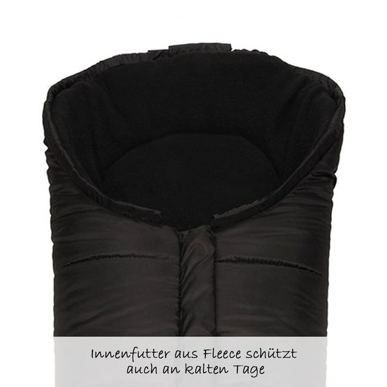 Kaiser Thermo-Fleece Footmuff Igloo - Black