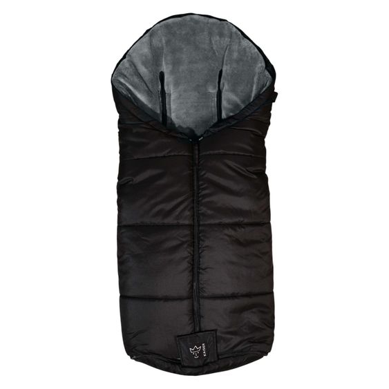 Kaiser Thermo-Fleece Fußsack Sandy für Buggy, Sport- & Kinderwagen - Black Grey