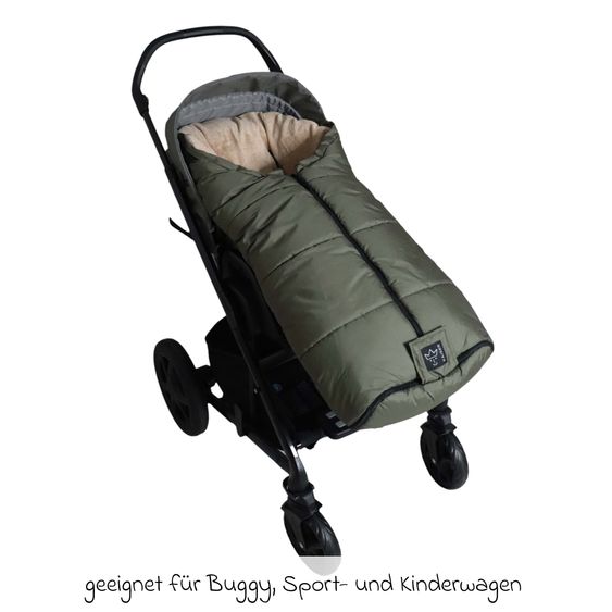 Kaiser Thermo-Fleece Fußsack Sandy für Buggy, Sport- & Kinderwagen - Kaki Camel