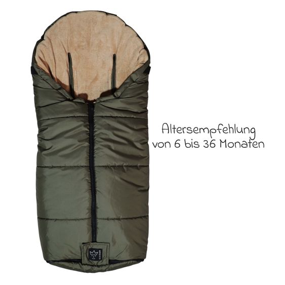 Kaiser Thermo-Fleece Fußsack Sandy für Buggy, Sport- & Kinderwagen - Kaki Camel