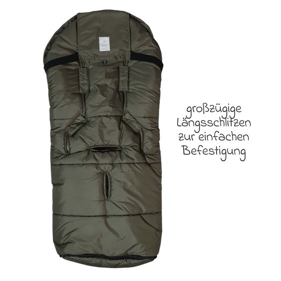 Kaiser Thermo-Fleece Fußsack Sandy für Buggy, Sport- & Kinderwagen - Kaki Camel