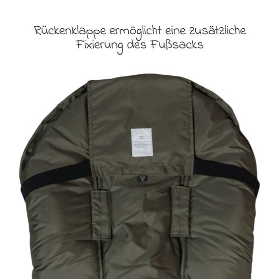 Kaiser Thermo-Fleece Fußsack Sandy für Buggy, Sport- & Kinderwagen - Kaki Camel