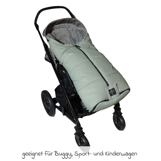 Kaiser Thermo-Fleece Fußsack Sandy für Buggy, Sport- & Kinderwagen - Salbei Green