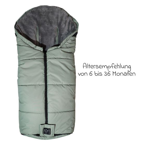 Kaiser Thermo-Fleece Fußsack Sandy für Buggy, Sport- & Kinderwagen - Salbei Green