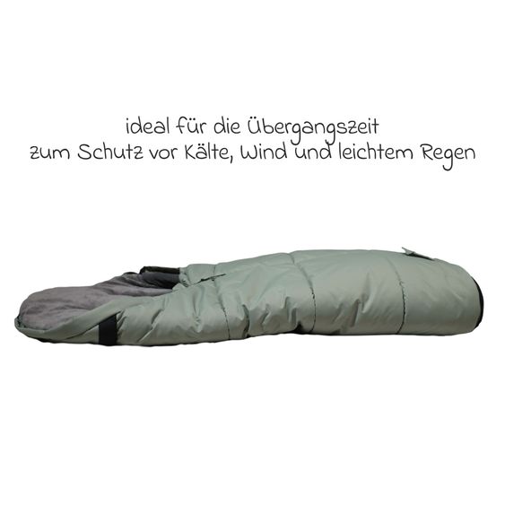 Kaiser Thermo-Fleece Fußsack Sandy für Buggy, Sport- & Kinderwagen - Salbei Green
