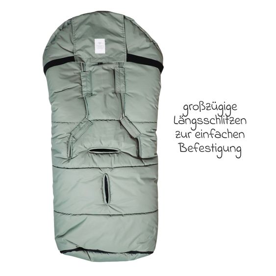 Kaiser Thermo-Fleece Fußsack Sandy für Buggy, Sport- & Kinderwagen - Salbei Green